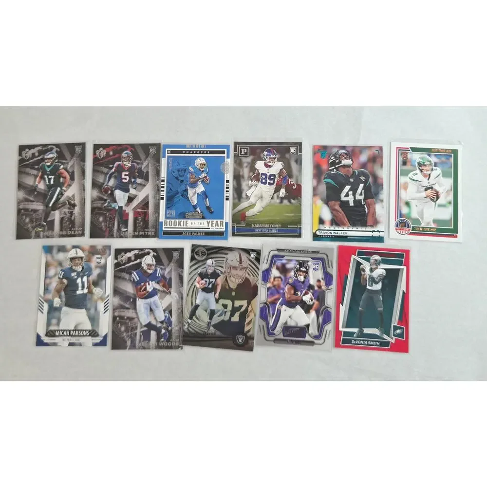 Panini Score NFL Rookies Card Lot of 21 2021-2024 in Penny Sleeves NM